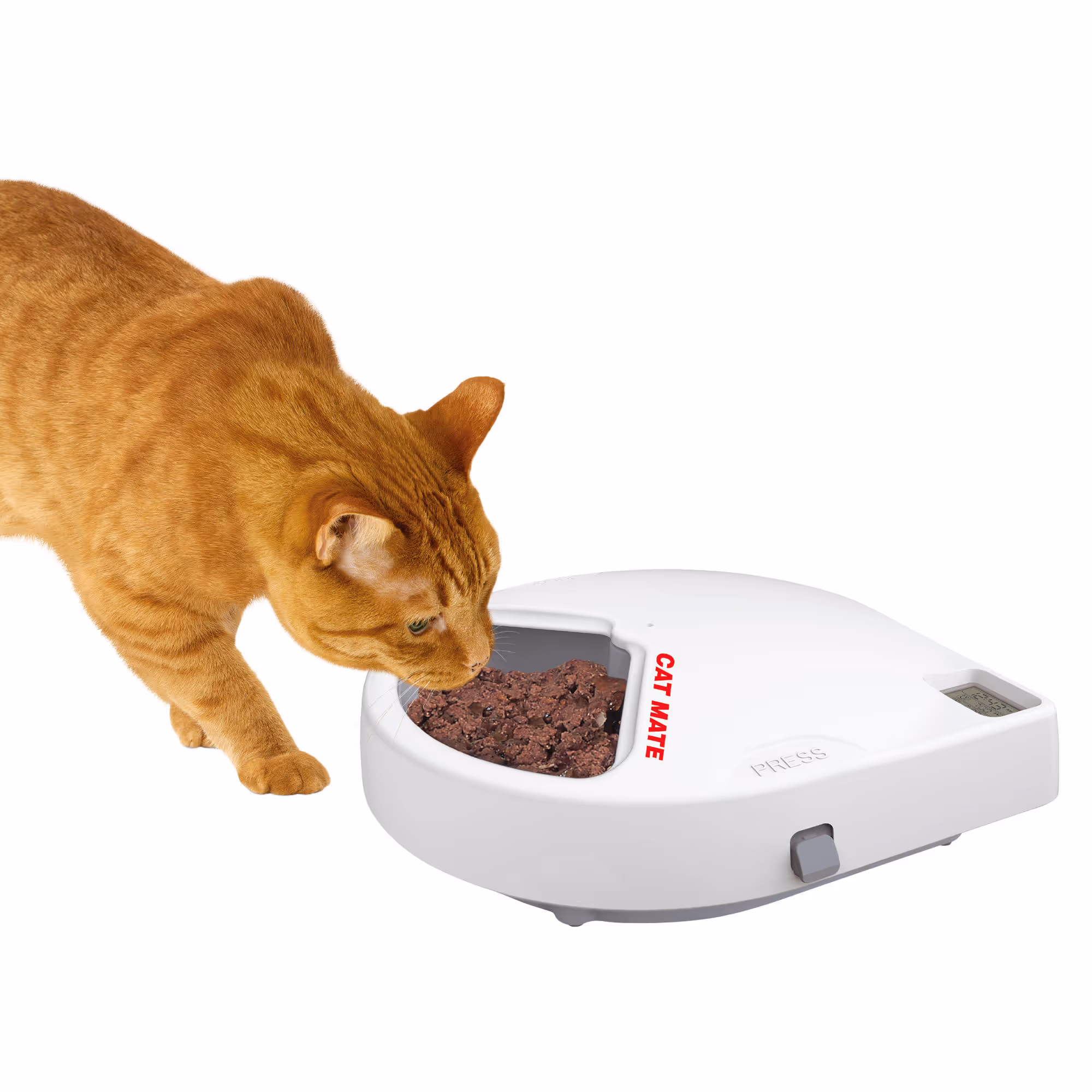 Distributeur d'aliment CatMate 5X330g, blanc