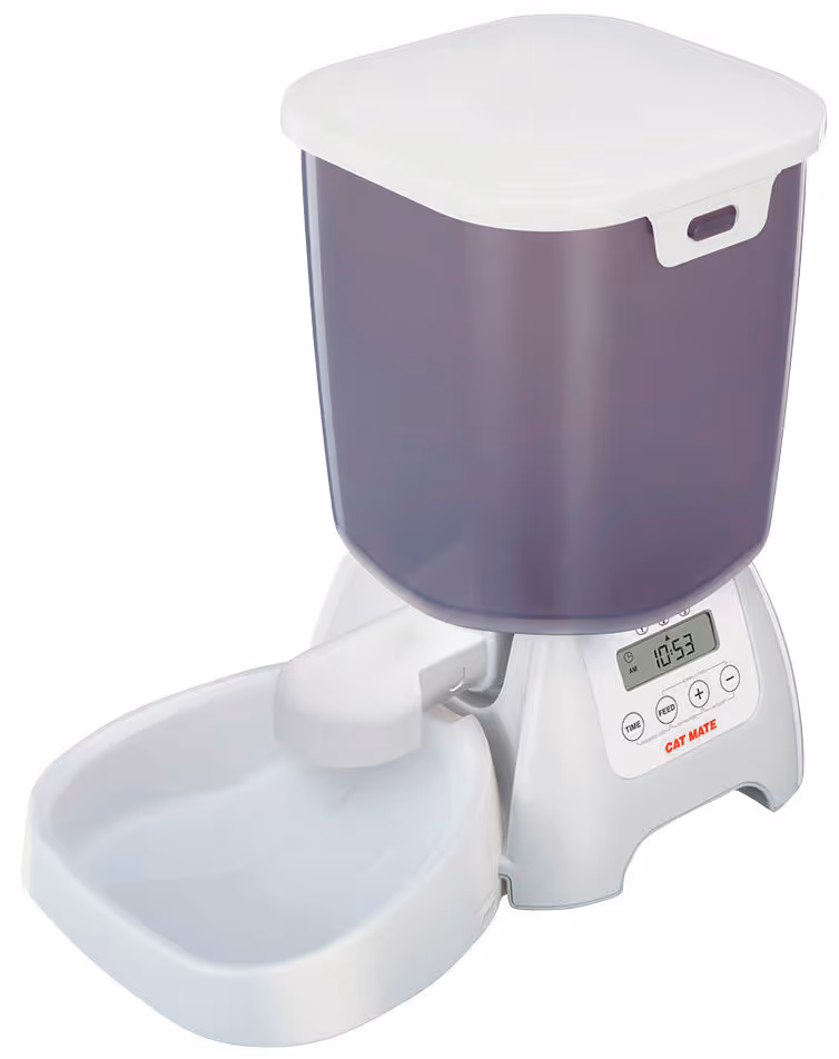 Distributeur d'aliment sec Cat Mate, blanc, 3kg