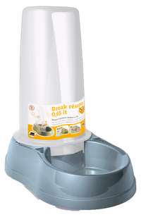 Distributeur d'eau/aliments Plastique, bleu acier, 650ml