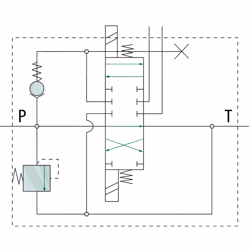 Distributeur monobloc 80 L/min 1 fonction DE électrique 12V