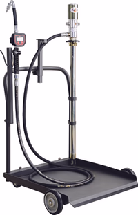 Distribution mobile huile moteur sur fût 200 litres pompe 3/1 15l/mn Luro 