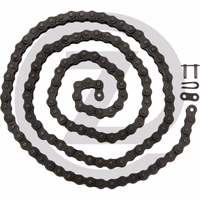 Donghua Chaine à rouleaux - entrainement vis sans fin de retour - supérieure, - 124 maillons - ANSI 50-1 x 124E