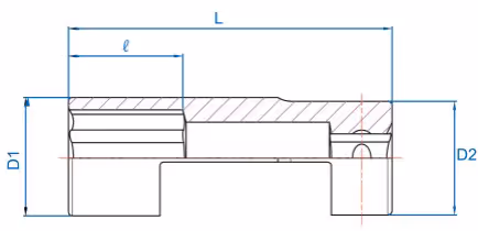 Douille 1/2" 22mm pour sonde lambda