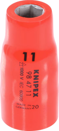 Douille 1/2" de 11mm isolée 1000V