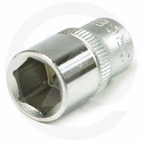 Douille 6 pans 1/4'' x 10 mm