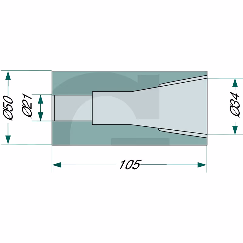 Douille a souder Blueline 18100-32 Adaptable