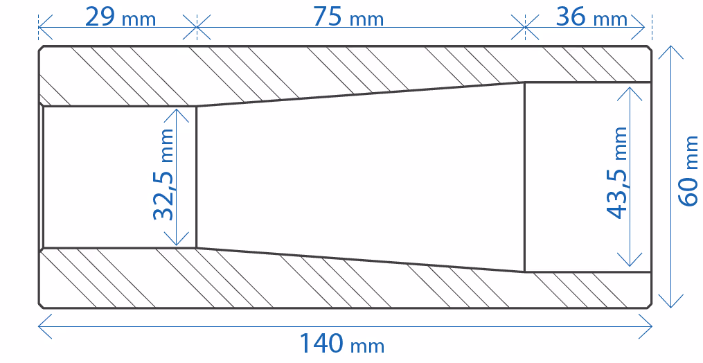 Douille à souder M28x1.5 adaptable