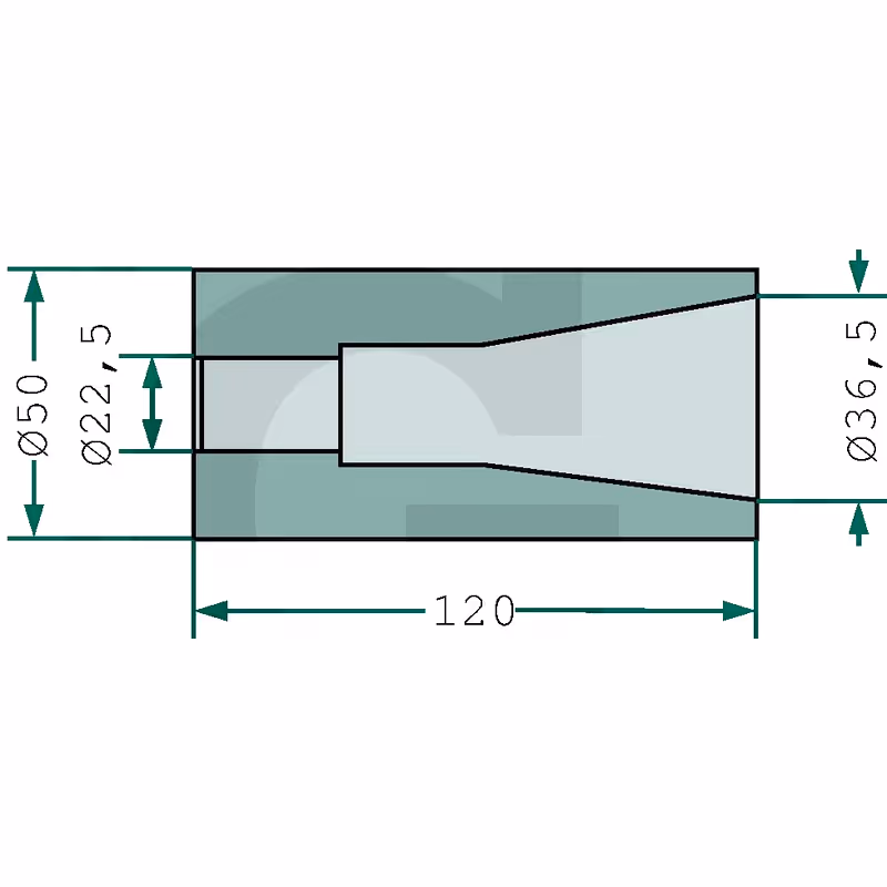 Douille a souder M22 Adaptable