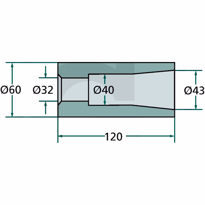 Douille a souder M28 Adaptable