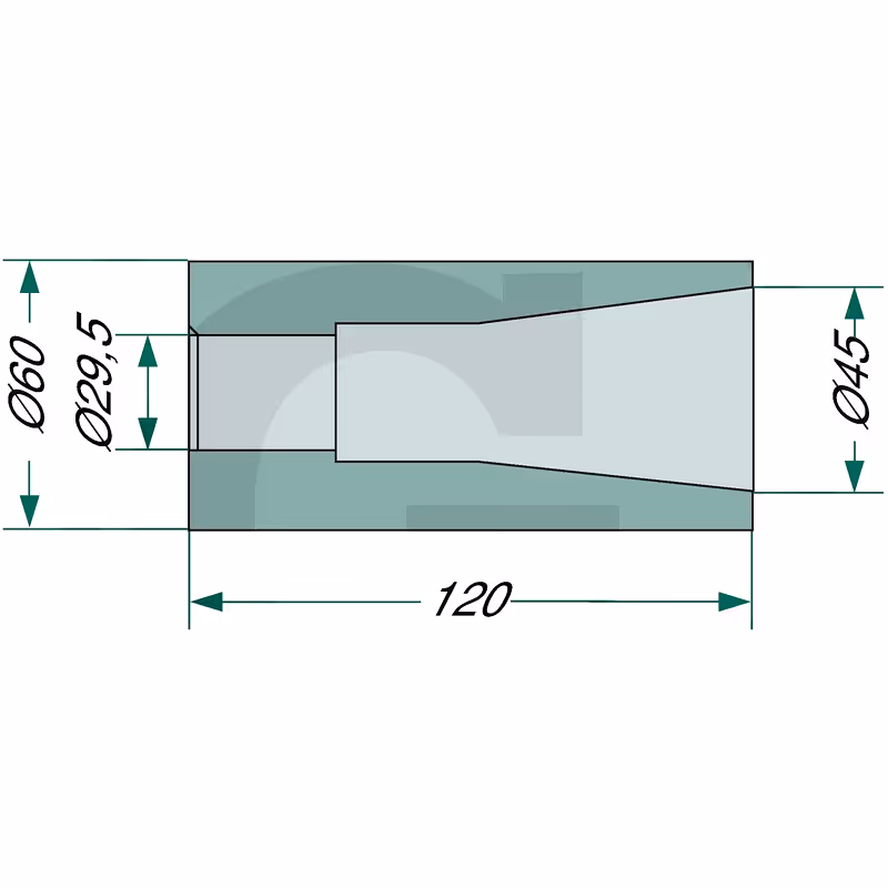 Douille a souder M28 Adaptable