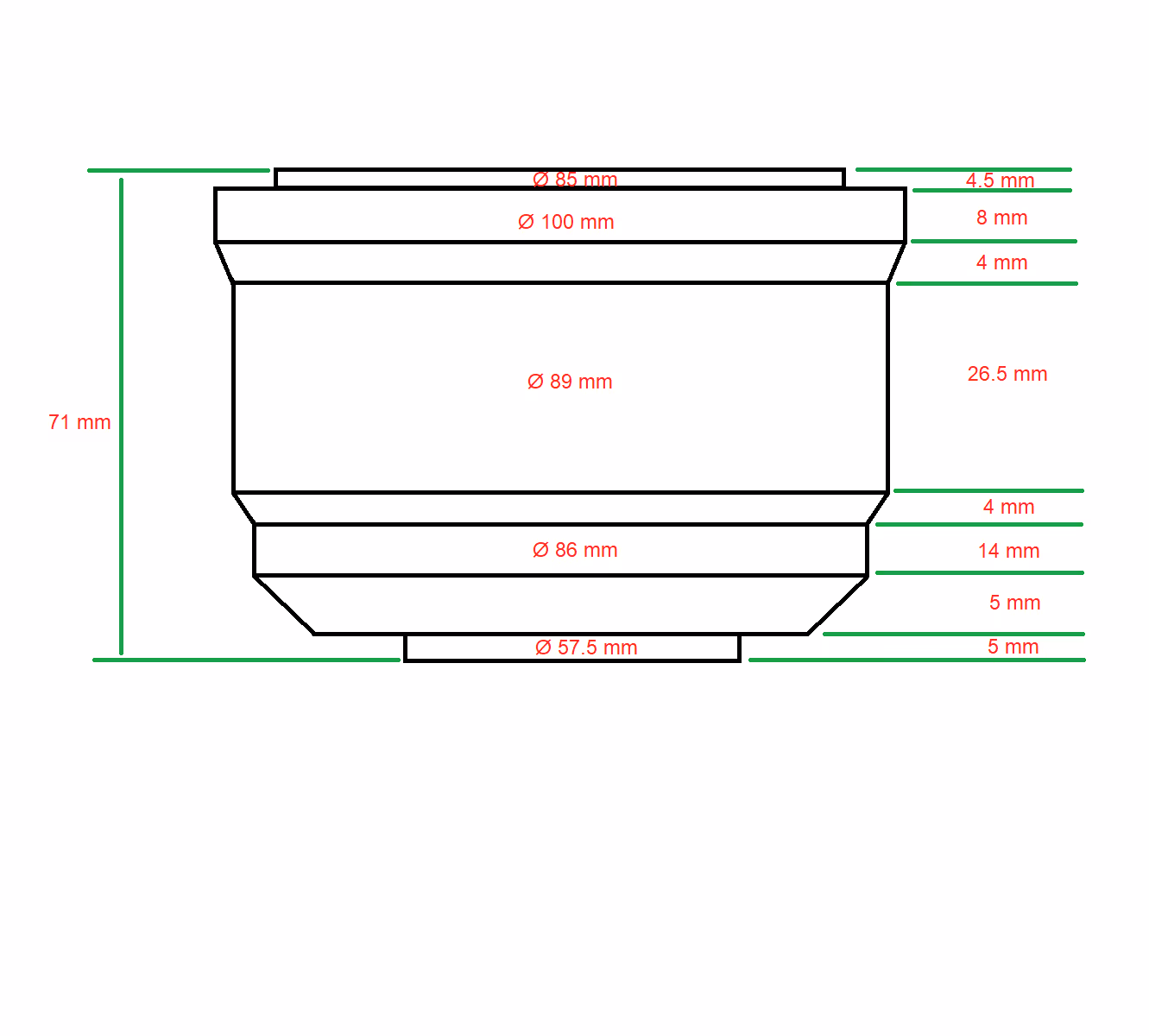Douille canelée Comer industrie pour boitier 01397000 Origine