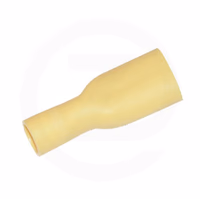 Douille fiche plate jaune