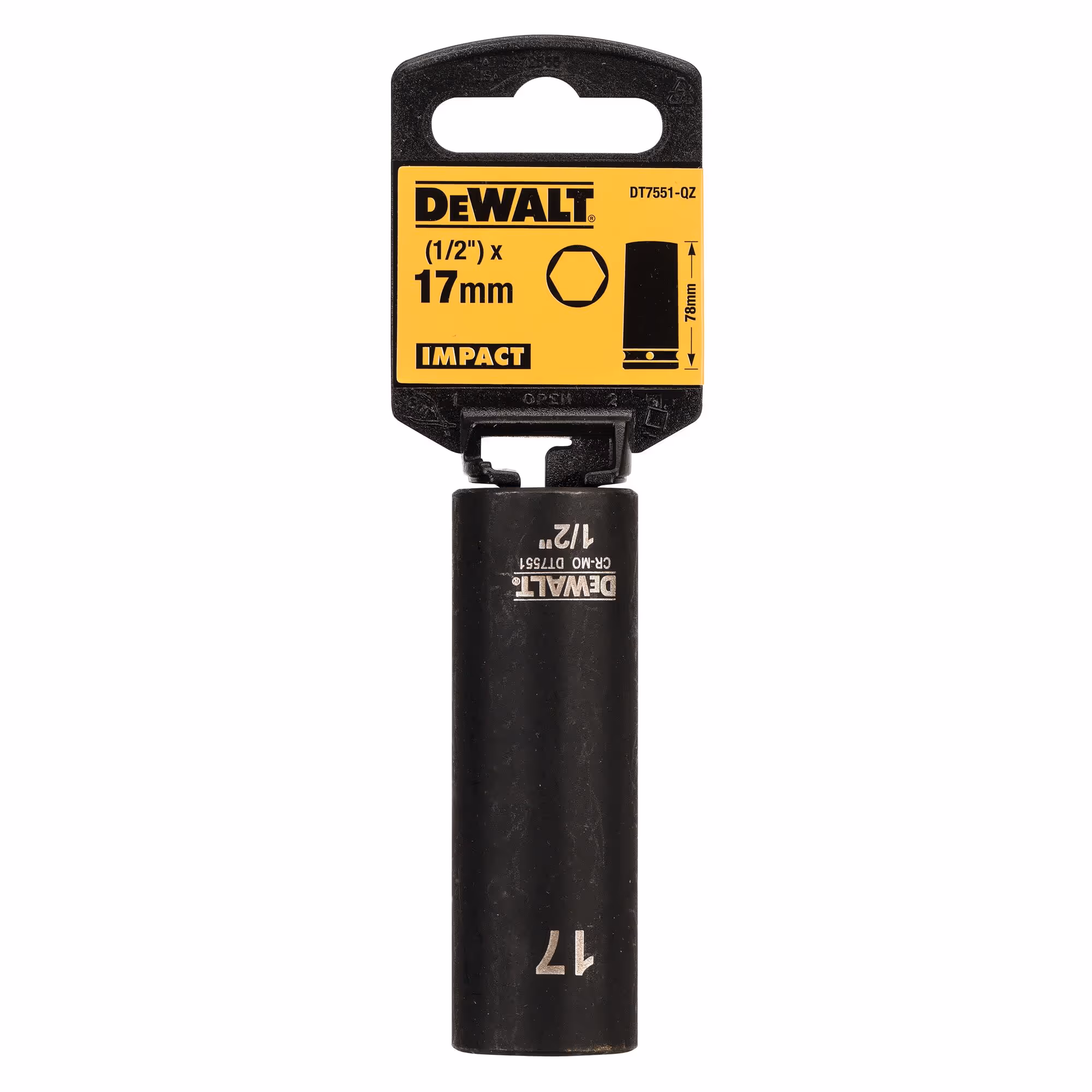 Douille impact diamètre 17 mm 1/2"