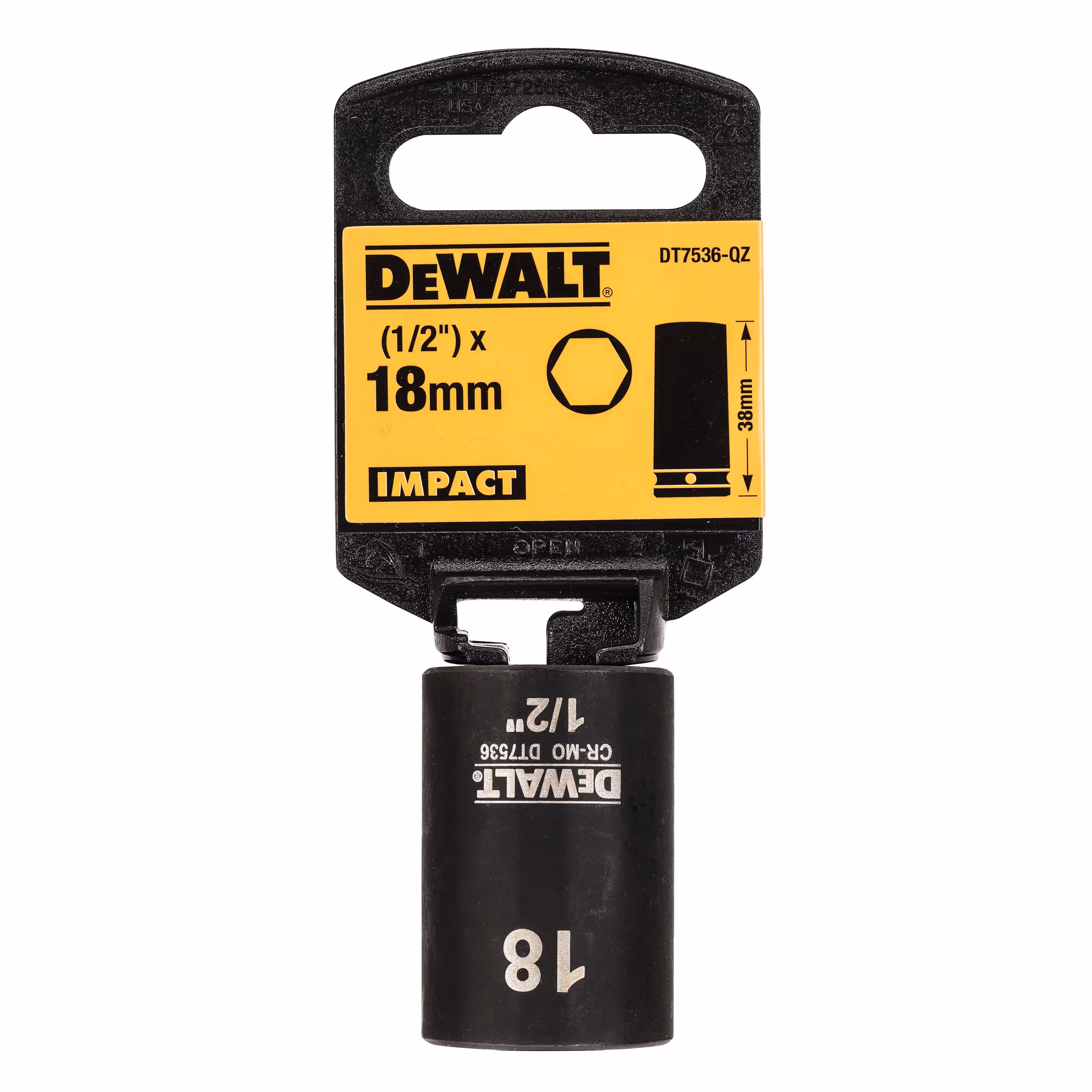 Douille impact diamètre 18 mm 1/2"