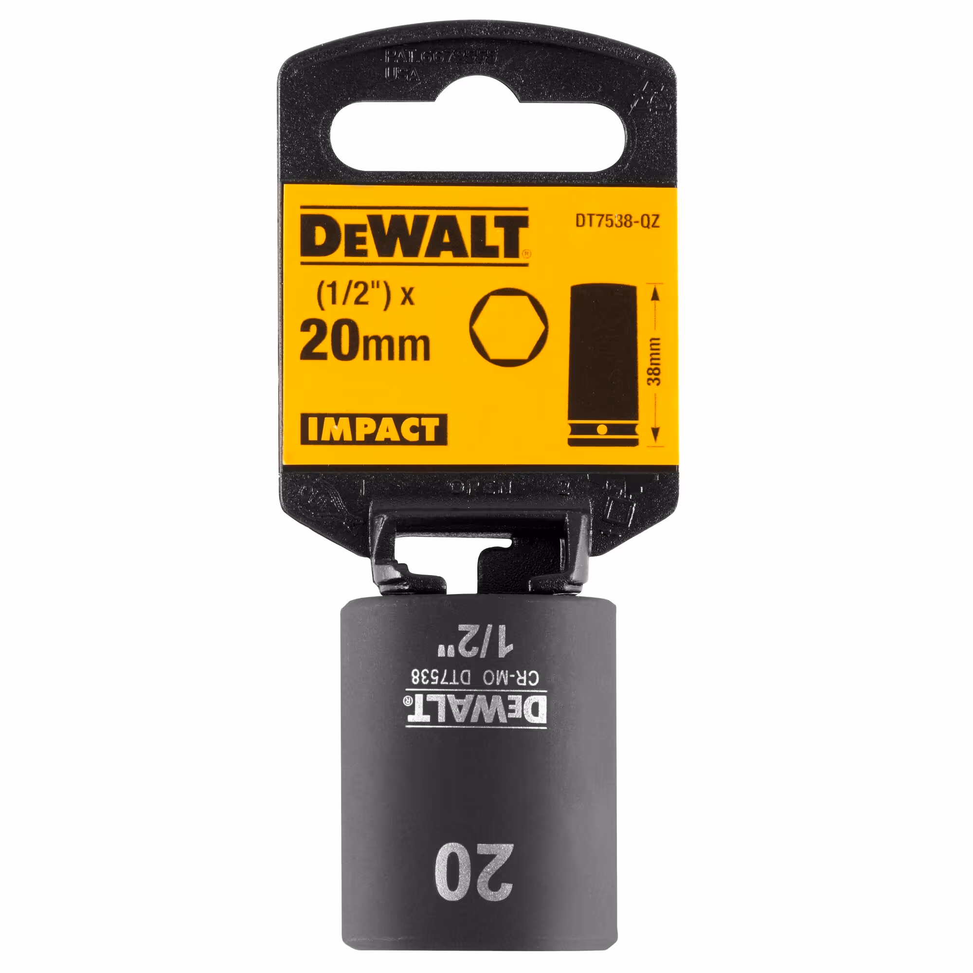 Douille impact diamètre 20 mm 1/2"