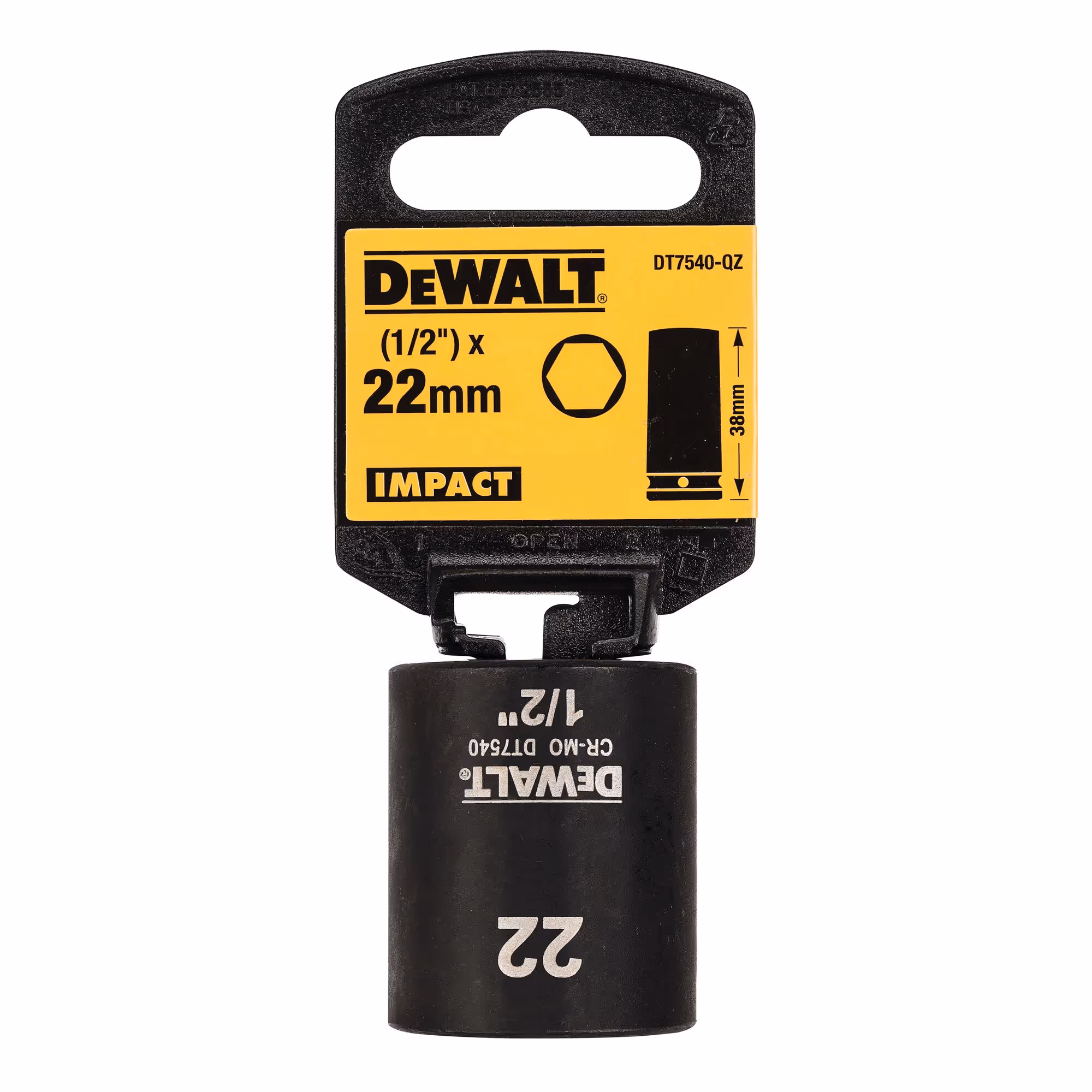 Douille impact diamètre 22 mm 1/2"