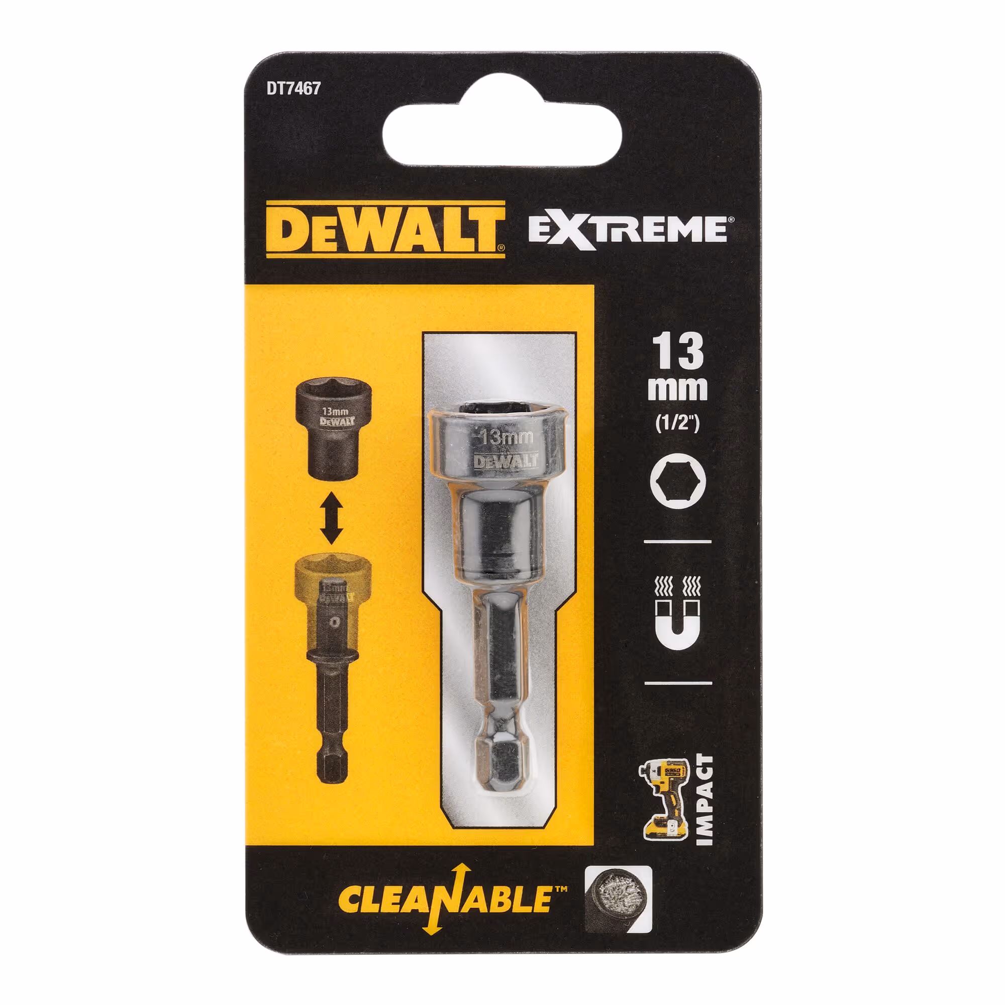 Douille interchangeable longueur 49 mm diamètre 13 mm emmanchement 1/4
