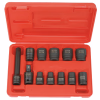Douilles a choc 1/2" 6 pans 10 a 24 mm coffret de 12 pieces ks tools