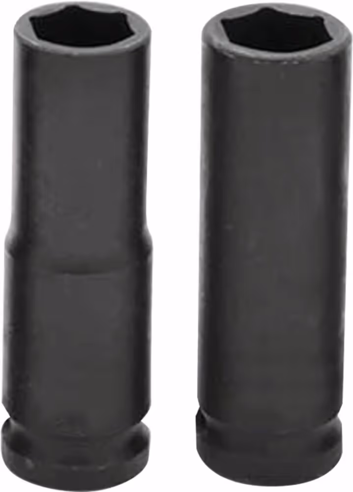 DOUILLES A CHOCS 1/2" LONGUES DE 10 A 24MM - COFFRET METALLIQUE DE 10PC