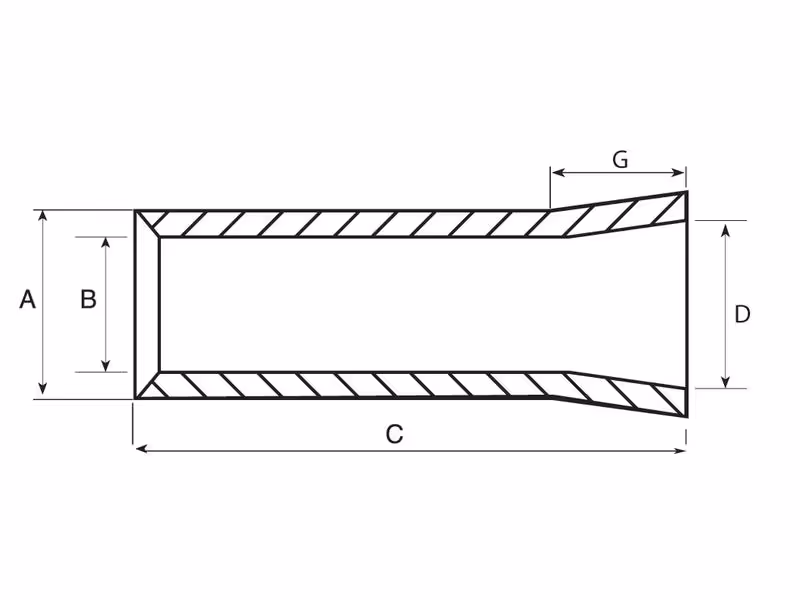 Douilles de réparation - Ø38 x 110mm (Cône 1)