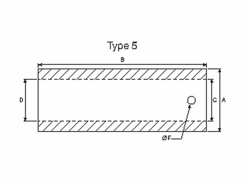 Douilles de réparation - Ø45 x 120mm (Ø25) Correspond à: CC53634