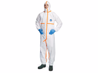 DuPont Combinaison à capuche Tyvek 800J, Blanc - L