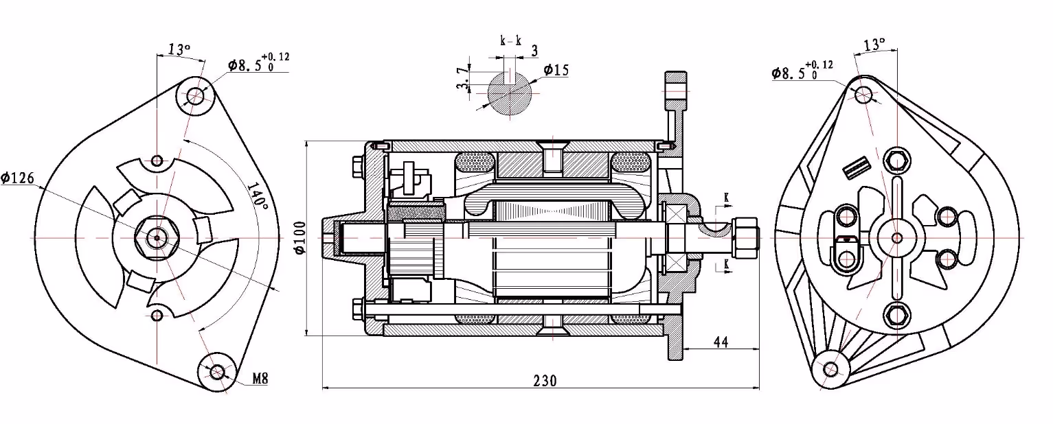 Dynamo 14V 11A