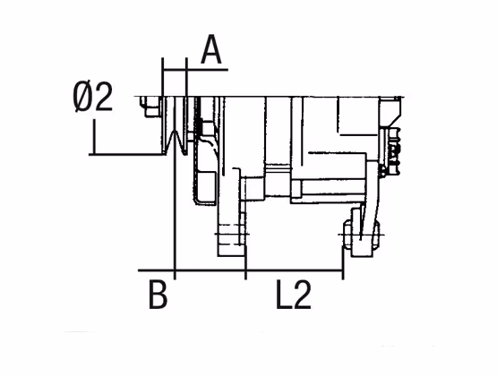 Dynamo Renault adaptable (sans poulie)