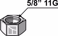 écrou 5/8'' 11G
