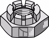 Écrou à créneaux dégagés - M24x2