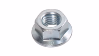 Ecrou à embase Ø 16x2.00 mm zingué adaptable