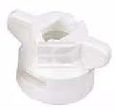 Ecrou Blanc+Joint Hardi-Evrard (8mm)