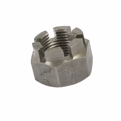 Écrou Créneau, Filetage: M24x1.50mm (DIN 935) Métrique, filet fin - Vendu par 5 - adaptable sur tracteurs Long, Universal - ref 500443