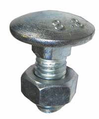 Écrou et boulon pour équerres de montage de plaque 