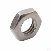 Écrou hexagonal bas DIN439 M18x2.50 acier inoxydable A2 Kramp