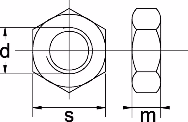 Ecrou M30x1.5 cl.10.9 zingué