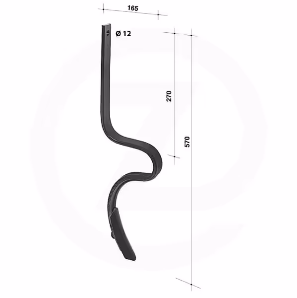 Dent efface trace Universel 570x32x10mm CP0800 Adaptable