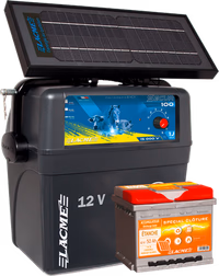 Electrificateur solaire Lacmé Secur Solis avec batterie 50 Ah