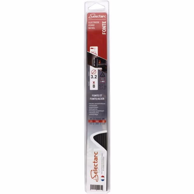 Electrode fonte ø 3.2 blister de 8
