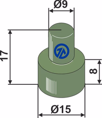 Elément de ressort en caoutchouc