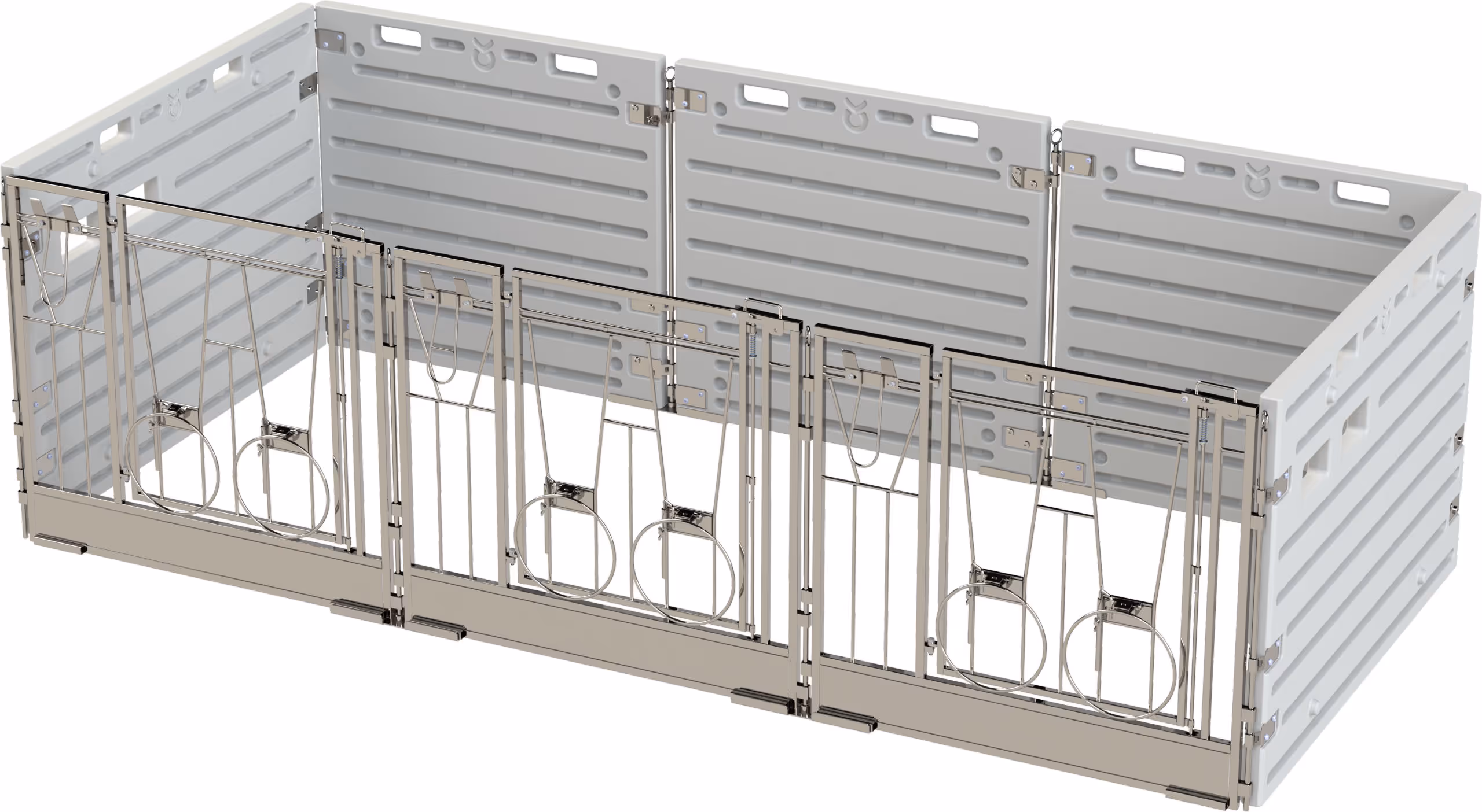 élément frontal de la porte Box à veaux modulaire