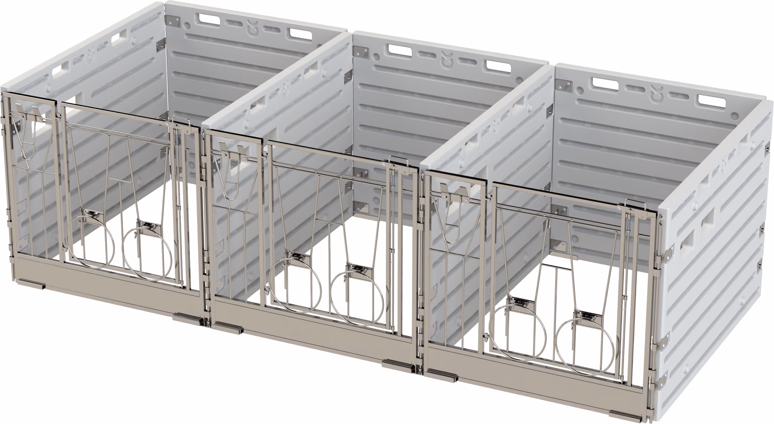 élément frontal de la porte Box à veaux modulaire
