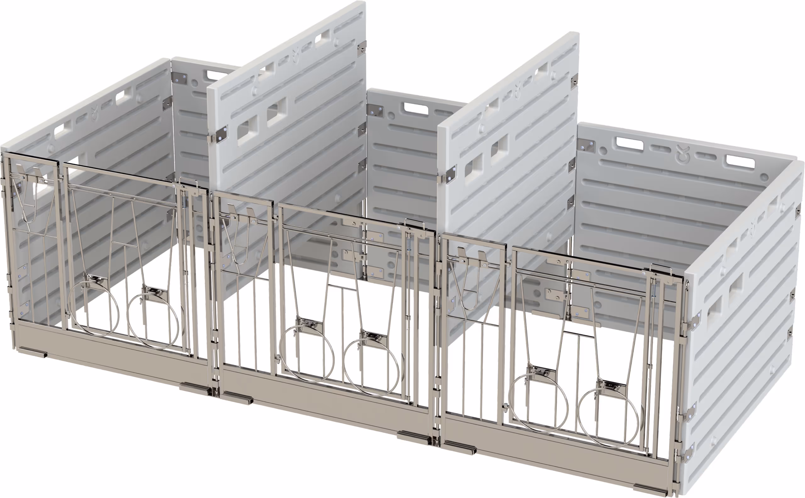 élément frontal de la porte Box à veaux modulaire