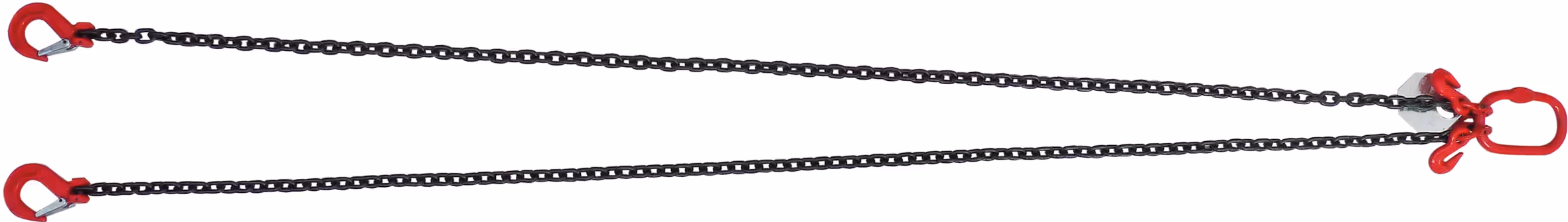 Elingue chaine 2 brin 6mm avec crochet 2m Adaptable