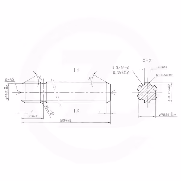 Embout can entière 200L 13/8-6