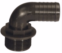 Embout Cannelé Coudé 90° M  3/4" x ø13
