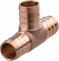 Embout cannelé en T 3/4'' en laiton