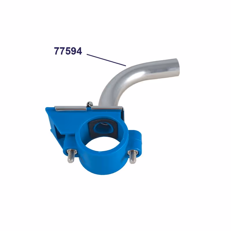 Embout d'entrée de lait PVC type Westfalia avec joint Ødu tuyau 16-18mm