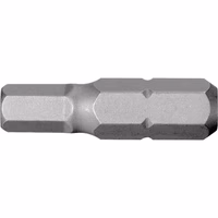 Embout de vissage 1/4" standard serie 1 6 pans 6 mm lg 25 mm