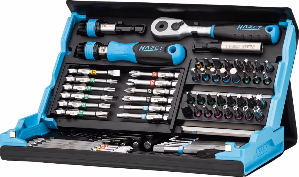 EMBOUT HEXAGONAL 1/4" - COFFRET DE 73PC